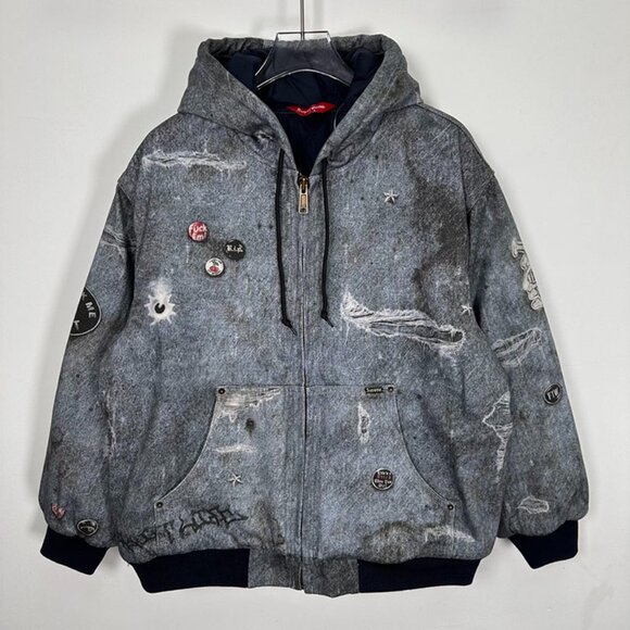 Supreme HJR Trompe L'oeil Hooded Work Jacket